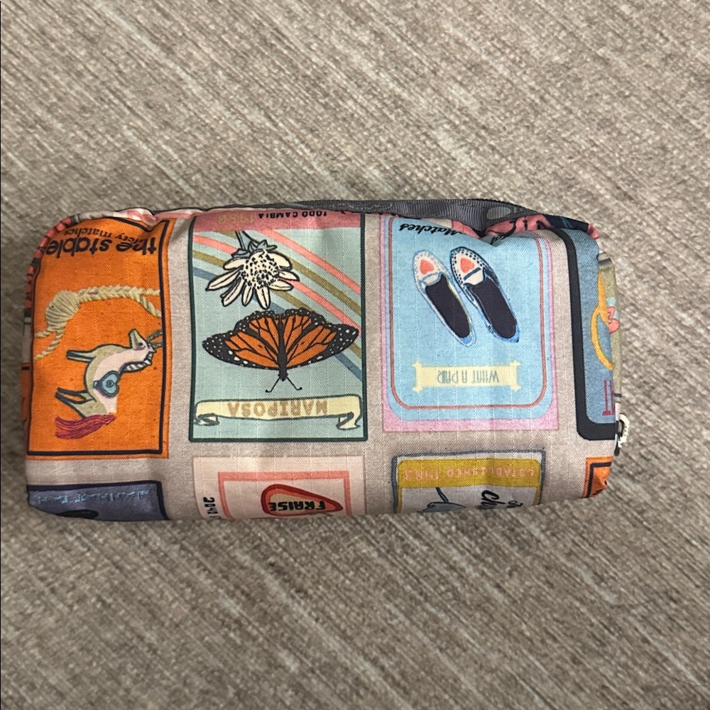 Le Sportsac Perfect Match rectangular makeup case - Picture 2 of 5